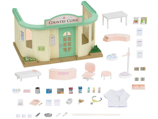 Sylvanian Families Calico Critters Country Doctor's Clinic Gift Set 