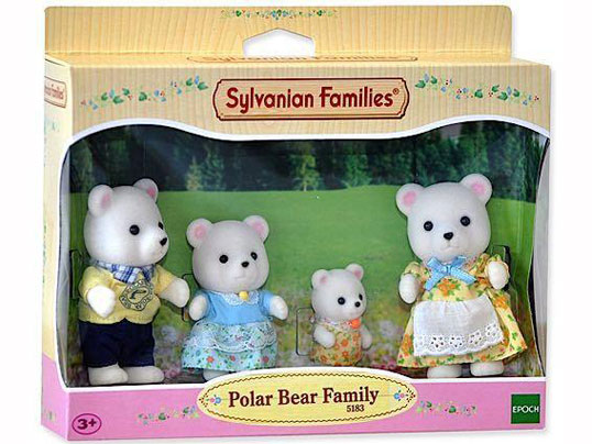 Sylvanian Families Polar Bear Family Three Figure Pack 5396 