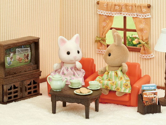Sylvanian Families Father in the Room Living Room Sofa Set BIN 