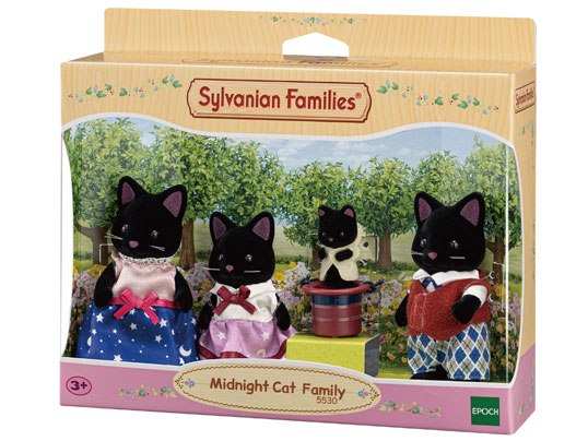 Epoch FS-37 Sylvanian Families Starry Sky Cat Family Black for sale online 