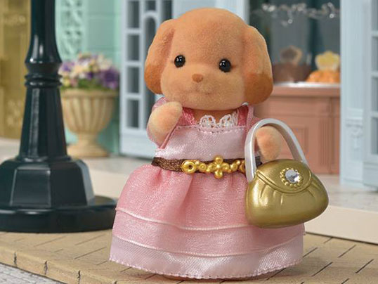 6004 Sylvanian Families Town Girl Series Toy Poodle 