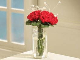 [DB] Vase of Red Peonies
