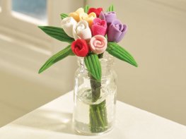 [DB] Vase of Mixed Tulips