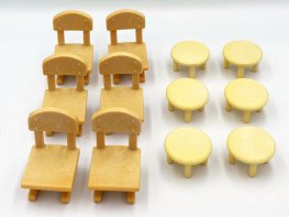 [SF] School Chairs & Stools [set of 12]