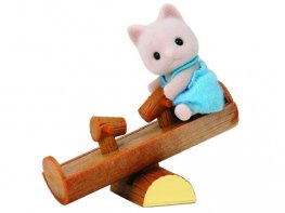 [SF] Devon Cat Baby with See-Saw (*)
