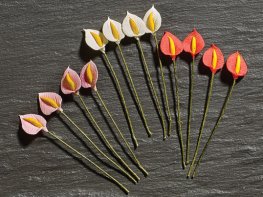 [DB] Flower Stems - 12 Peace Lilies