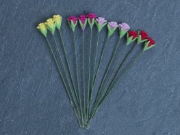 [DB] 12 Flower Stems - Pansies